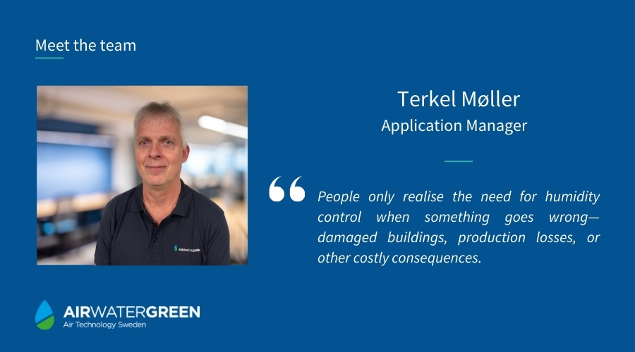 Terkel Møller, smart avfuktning för industrin